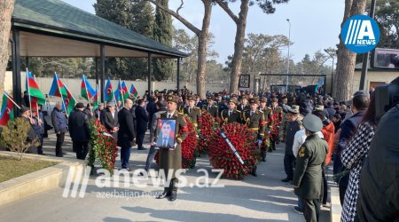 Şəhid Orxan Əsgərov dəfn olunur - CANLI YAYIM 