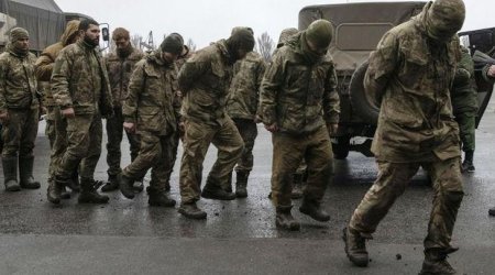 Rusiya 63 əsirini Ukraynadan geri aldı