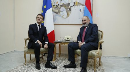 Paşinyan Makronla Qarabağdakı vəziyyəti müzakirə edib