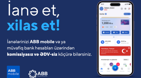 Zəlzələdən zərərçəkənlərə ABB mobile-la yardım imkanı!