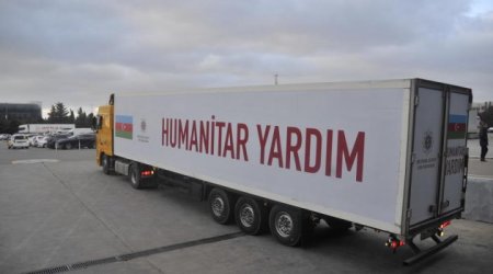 Heydər Əliyev Fondu Türkiyəyə humanitar yardım göndərib - VİDEO