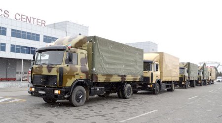 Türkiyəyə qış səhra çadırları göndərilib