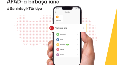 AFAD-a ianələrinizi Yelo App vasitəsilə birbaşa köçürün