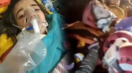 Zəlzələdən 10 yaşlı qız 185 saatdan sonra xilas edilib – VİDEO