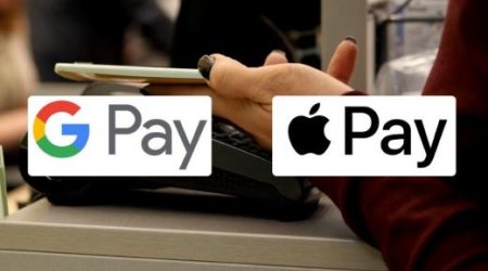 Google Pay və Apple Pay vasitəsilə əməliyyatların həcmi açıqlanıb