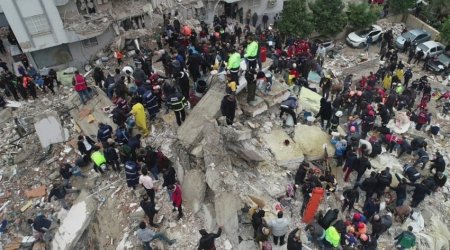 Türkiyədə zəlzələdən 248 saat sonra qız xilas edilib