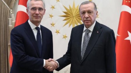 Ərdoğan NATO-nun Baş katibi ilə görüşüb