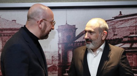 Paşinyan Şarl Mişellə görüşüb