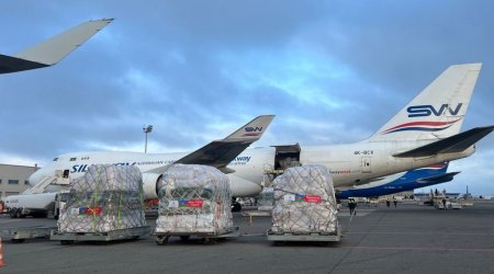 Назван объем гуманитарной помощи, оказанной Азербайджаном Турции