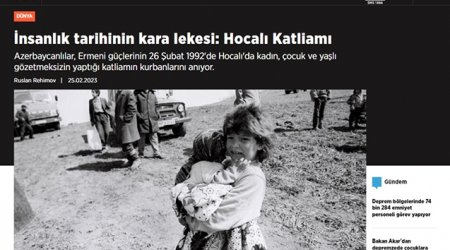 Xocalı soyqırımı xarici KİV-nin diqqətində