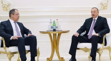 Prezidentlə Lavrovun görüşü başa çatıb- YENİLƏNİB