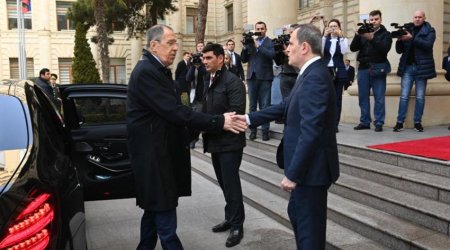 Bakıda Azərbaycan və Rusiya xarici işlər nazirlərinin görüşü keçirilir
