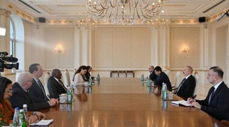 İlham Əliyev Kubanın vitse-prezidenti ilə görüşdü