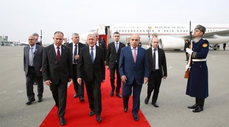 İraq prezidenti Əliyevlə görüşüb- Yenilənib