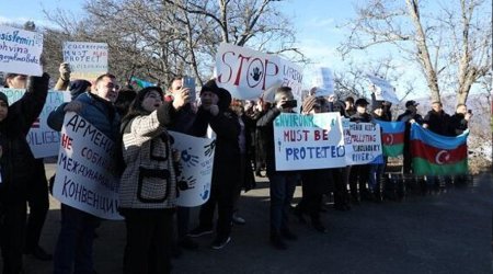 Акция протеста на дороге Ханкенди-Лачын продолжается 83 дня
