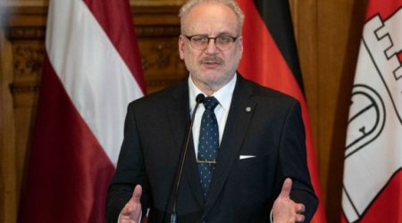 Latviya prezidenti Bakıya gəlir