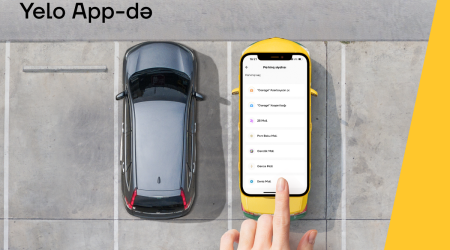 Parkinq ödənişləri artıq Yelo App-də