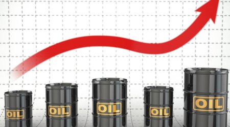 Azerbaijani oil price up about $1