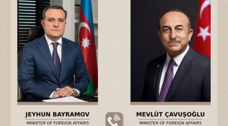 Azerbaijani, Turkish FMs mull situation in region