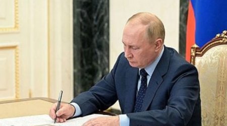 Putin Azərbaycan ilə pensiya təminatına dair sənəd imzaladı