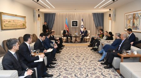 Azerbaijani FM informs President of Israel about Armenia's provocations