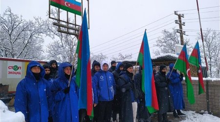 Мирная экоакция на дороге Ханкенди-Лачин продолжается уже 111 дней