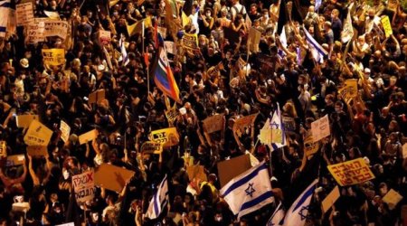 İsraildə yenidən etirazlar başlayıb