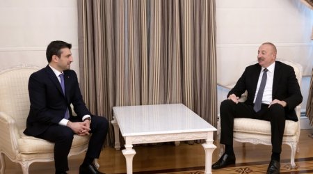 Əliyev Selçuk Bayraktarı qəbul edib