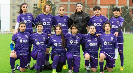 Sumqayıtın qızlar futbol klubu rəqibini 18:0 hesabı ilə udub - FOTO