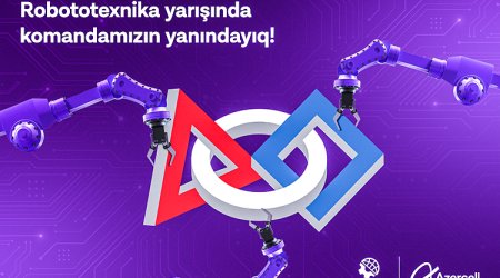 При поддержке Azercell Азербайджанская команда представлена на соревнованиях по робототехнике в США