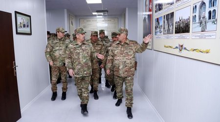 Azad olunan ərazilərdə Azərbaycan Ordusunun yeni hərbi hissəsi istifadəyə verilib