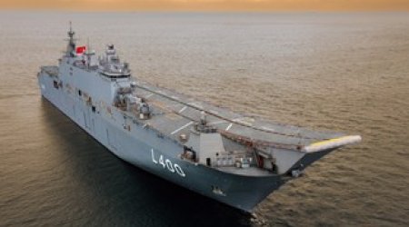 Türkiyədə dünyanın ilk hərbi PUA gəmisi xidmətə başlayır