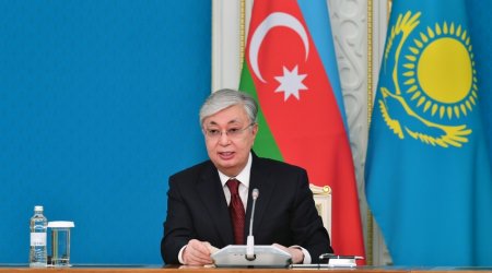 Tokayev: Kazakhstan stands for soonest conclusion of peace treaty between Baku and Yerevan