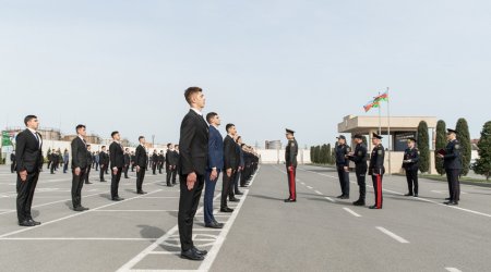 Daha 14 Vətən müharibəsi iştirakçısı polis orqanlarında xidmətə qəbul olunub