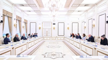 Milli Məclisin sədri Sahibə Qafarova ATƏT-in fəaliyyətdə olan sədri ilə görüşüb