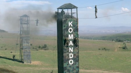 Tactical-special exercises conducted with commando units of Azerbaijani Army