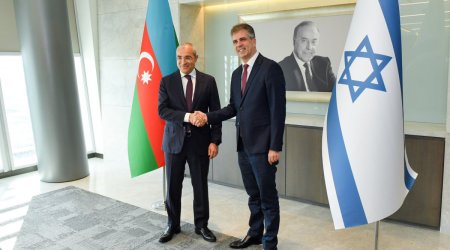 Azərbaycanla İsrail arasında iqtisadi əməkdaşlıq və perspektiv layihələr müzakirə edilib