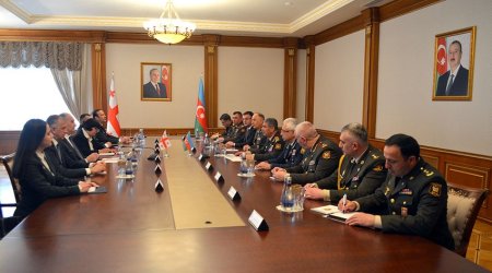 Azərbaycan ilə Gürcüstan arasında müdafiə sahəsində əməkdaşlıq haqqında saziş imzalanıb