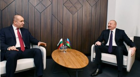 Azərbaycan və Bolqarıstan prezidentlərinin təkbətək görüşü olub