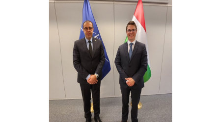 Azərbaycanın və Macarıstanın NATO-dakı səfirləri görüşüb