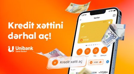 Bir neçə saniyə ərzində UCard-da kredit xətti