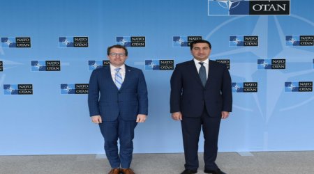 Hikmət Hacıyev NATO rəsmilərini Ermənistanla sərhəddə NBM-in təsis edilməsi barədə məlumatlandırıb