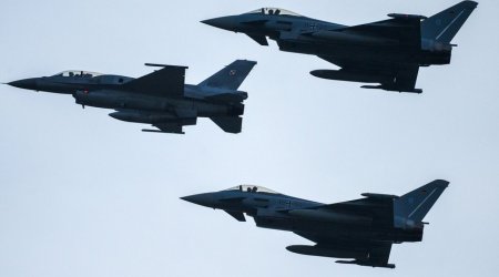 NATO təyyarələri Qara dəniz bölgəsində yüksək hazırlıq vəziyyətinə gətirilib