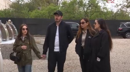 Heydər Əliyev ilk dəfə xanımı ilə görüntüləndi - VİDEO