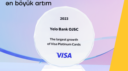 Yelo Bank Visa tərəfindən mükafata layiq görüldü