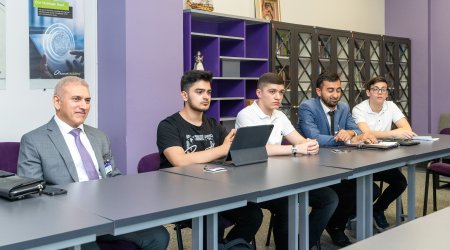 Azercell Held a Meeting with the ADA School Students