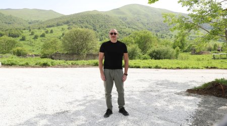 Президент Азербайджана Ильхам Алиев совершил поездку в Лачинский район