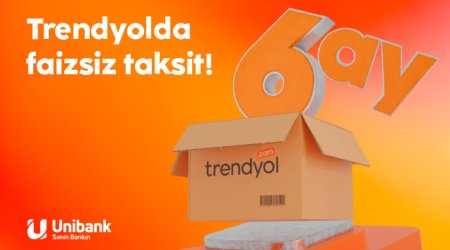 UCard-la Trendyol-da alış-veriş et, 6 aya faizsiz ödə!