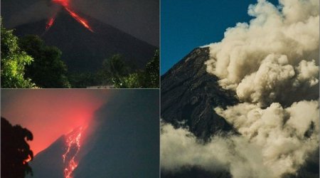 Filippində vulkan püskürdü: On mindən çox sakinin təxliyəsinə başlanıldı