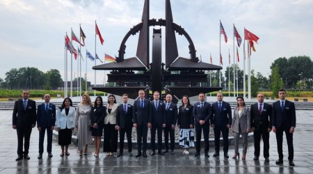 Officials of Azerbaijani state authorities study NATO's experience in countering disinformation in Brussels